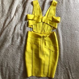 L’atiste sexy bandage dress